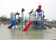 Construção do parque da água da piscina, equipamento aquático exterior do campo de jogos das crianças