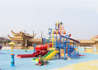 Campo de jogos personalizado grande das crianças do projeto de construção do parque da água da corrediça