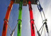 6 convidados por corrediças de água feitas sob encomenda coloridas da fibra de vidro do tempo
