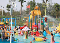 Corrediça de água do parque de diversões de Aqua Play Equipment 6mm das crianças