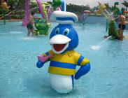Pato Donald personalizou o equipamento do parque da água da fibra de vidro do jogo da água do jogo do Aqua do pulverizador