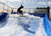 Experiência emocionante Skateboarding do azul da corrediça da ressaca N do parque da água do Aqua