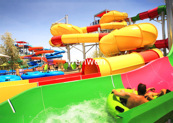 Grande exterior adulto das corrediças de água personalizado para o recurso de feriado/parque do Aqua