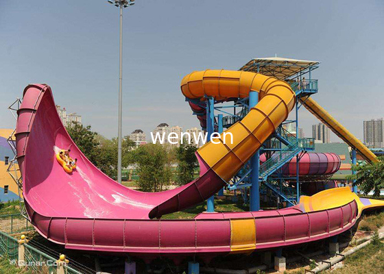 Corrediças de água feitas sob encomenda do Bumerangue, brinquedos das corrediças de água do divertimento do parque temático do Aqua para adultos