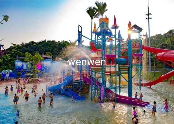 1 Rider Water Park Slide Construído com fibra de vidro durável e carga 1Rider/slide