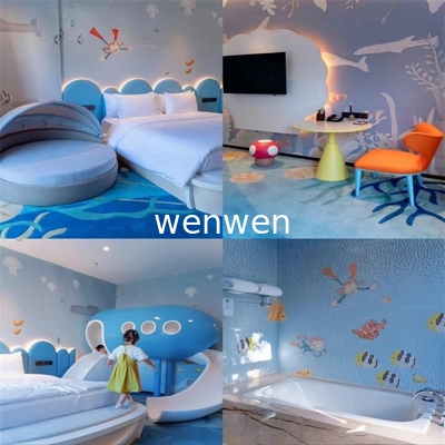 Ocean View Family Hotel Slide para atividades de entretenimento para crianças em ambientes internos