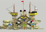 Parque temático da água do navio de pirata/campo de jogos exterior do Aqua para a família