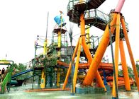 OEM anti Aqua Playground Pirate Ship Slide ultravioleta para o parque do recurso