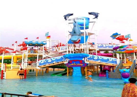 Equipamento interativo de Aqua Playground Recreational Water Play da família