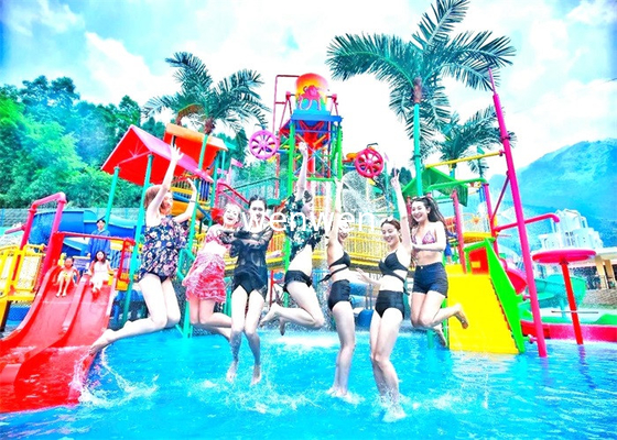 Equipamento interativo de Aqua Playground Recreational Water Play da família