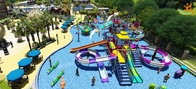 Casa exterior da água da família de Aqua Playground Games Fiberglass Slide do verão para o parque temático