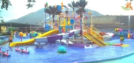 Casa exterior da água da família de Aqua Playground Games Fiberglass Slide do verão para o parque temático